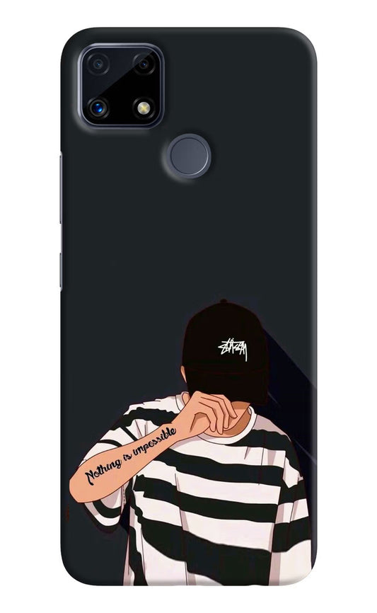 Aesthetic Boy Realme C25/C25s Hard Case Back Cover by Casekaro