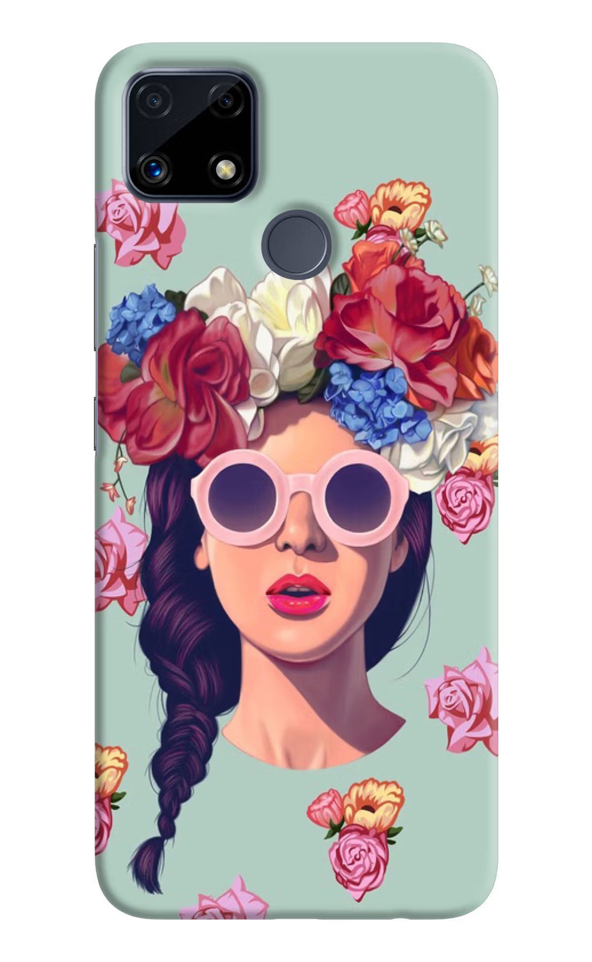 Pretty Girl Realme C25/C25s Hard Case Back Cover by Casekaro