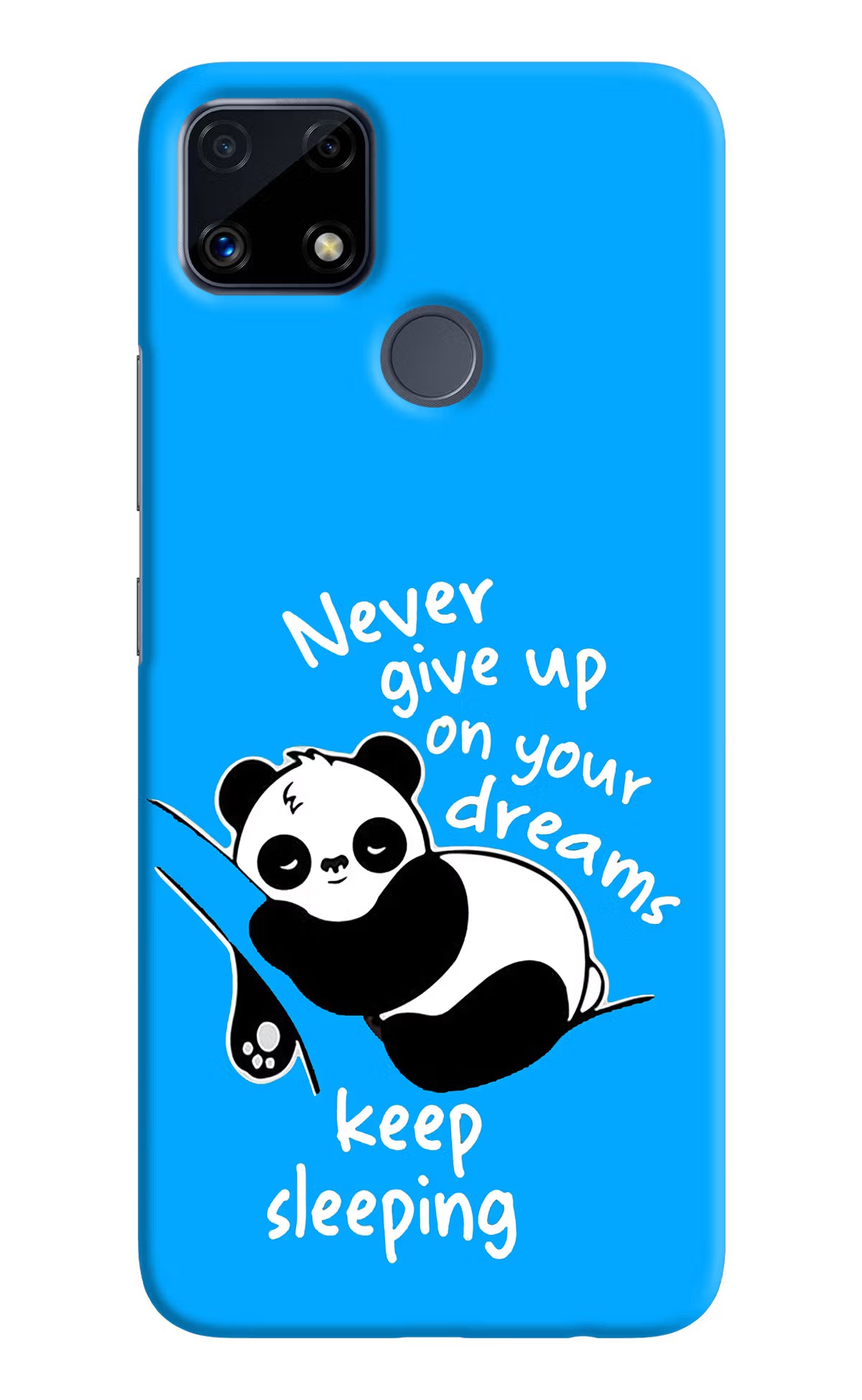 Keep Sleeping Realme C25/C25s Hard Case Back Cover by Casekaro