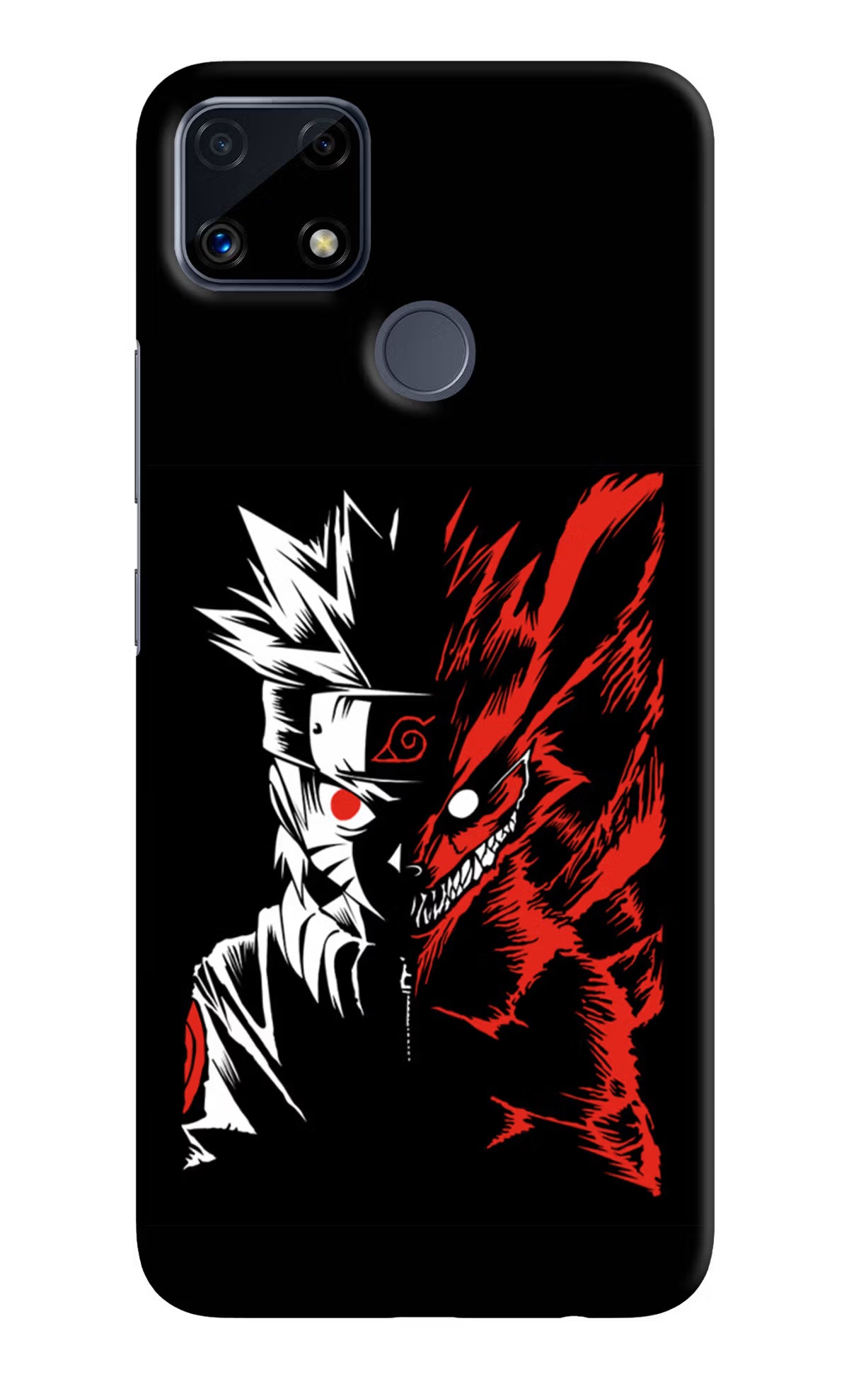 Naruto Two Face Realme C25/C25s Hard Case Back Cover by Casekaro