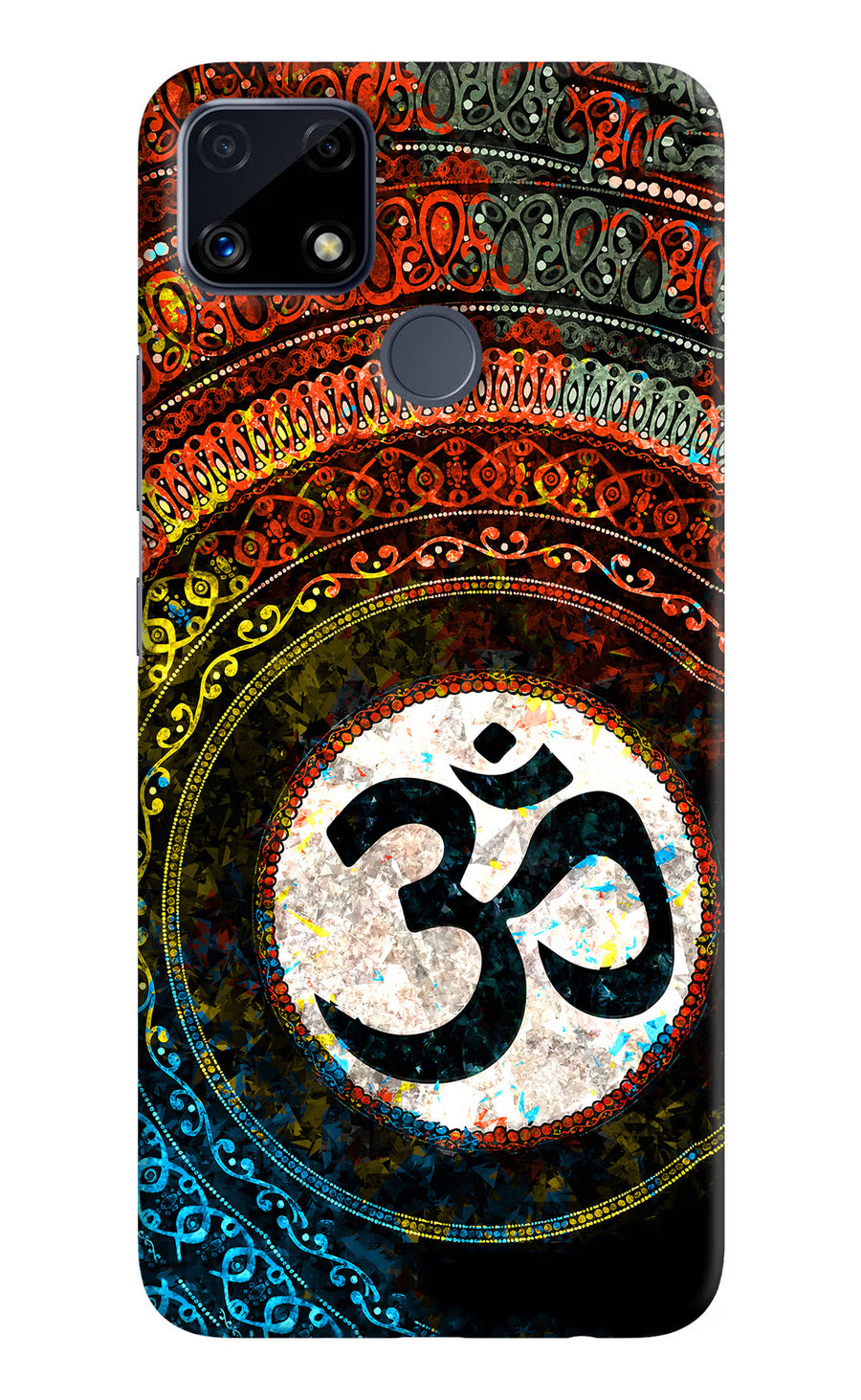 Om Cultural Realme C25/C25s Back Cover, Hard case
