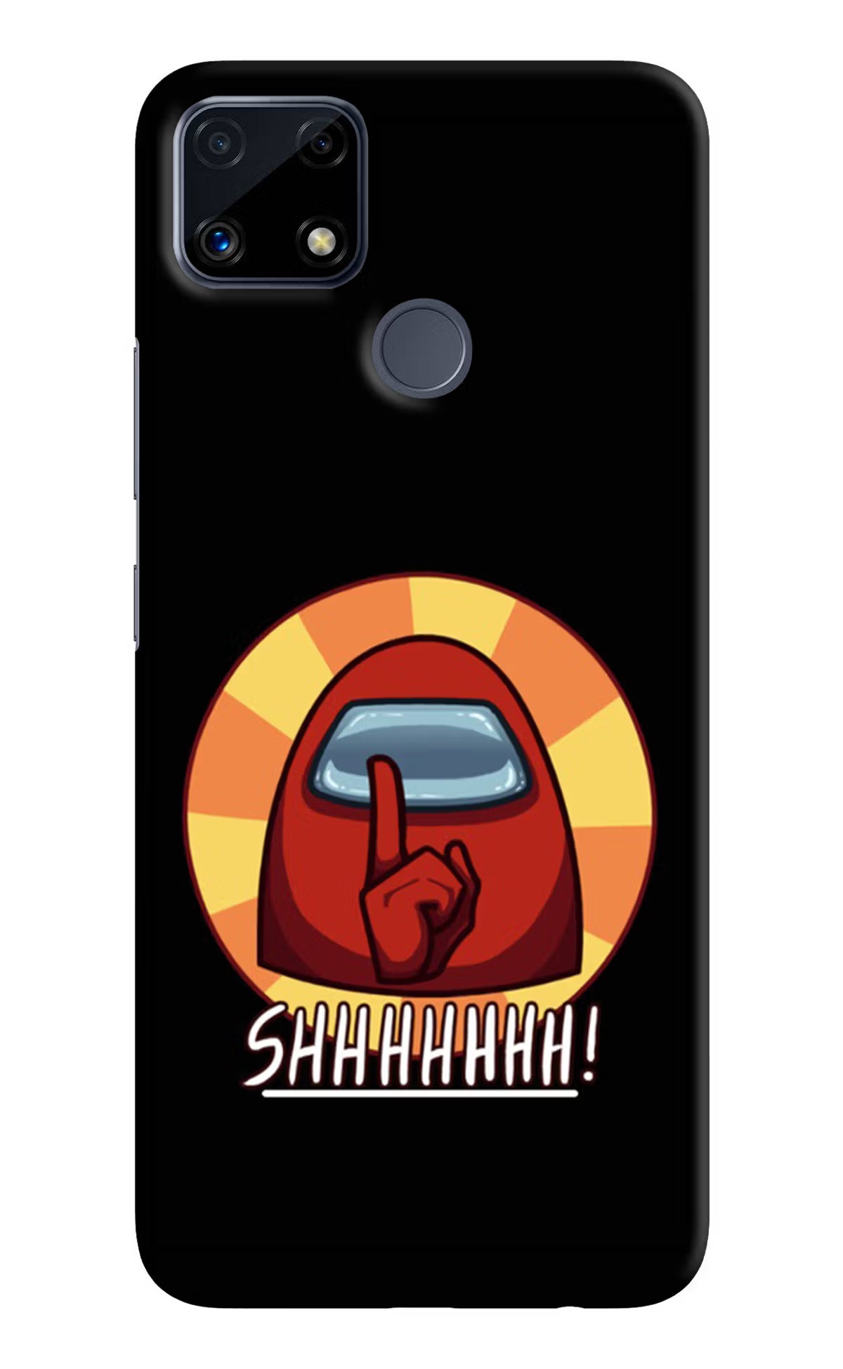 Among Us Shhh! Realme C25/C25s Hard Case Back Cover by Casekaro