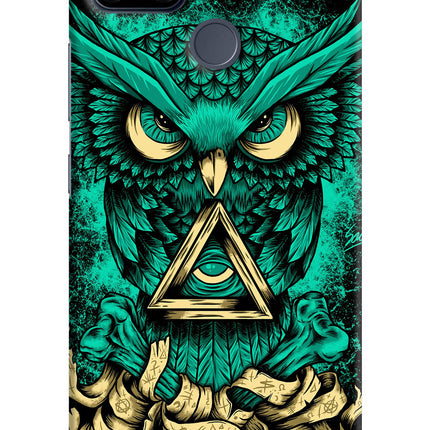 Green Owl Realme C25/C25s Hard Case Back Cover by Casekaro