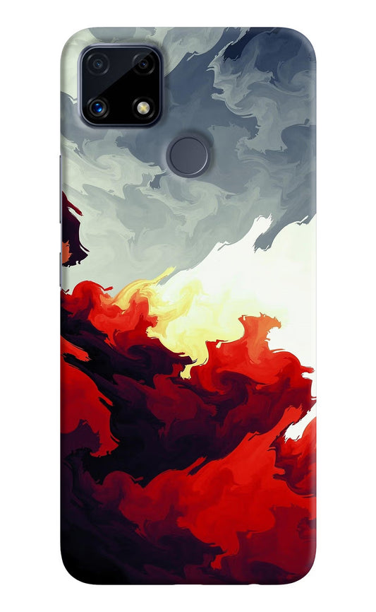 Fire Cloud Realme C25/C25s Hard Case Back Cover by Casekaro