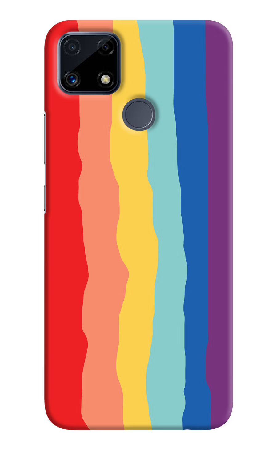 Rainbow Realme C25/C25s Back Cover, Hard case