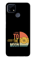To the Moon Realme C25/C25s Hard Case Back Cover by Casekaro