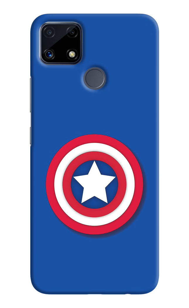 Shield Realme C25/C25s Hard Case Back Cover by Casekaro