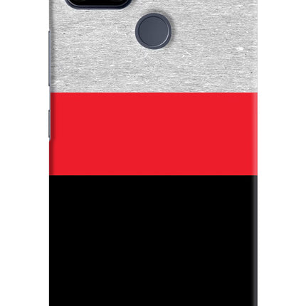 Tri Color Pattern Realme C25/C25s Hard Case Back Cover by Casekaro