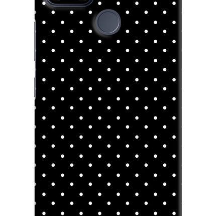 White Dots Realme C25/C25s Hard Case Back Cover by Casekaro