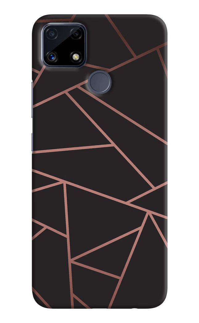 Geometric Pattern Realme C25/C25s Hard Case Back Cover by Casekaro