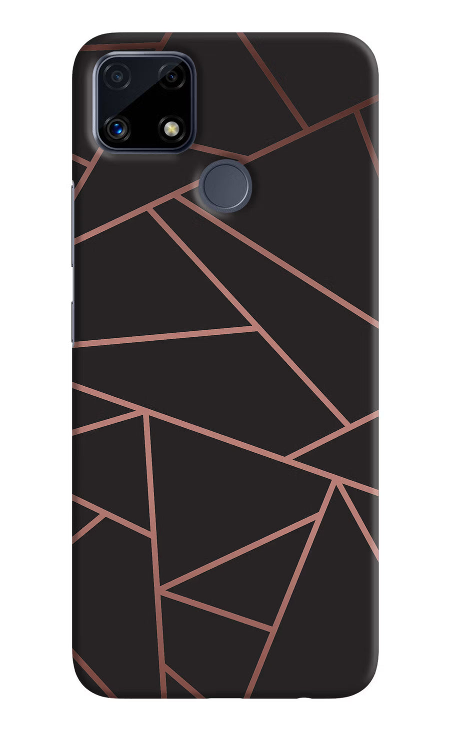 Geometric Pattern Realme C25/C25s Back Cover, Hard case