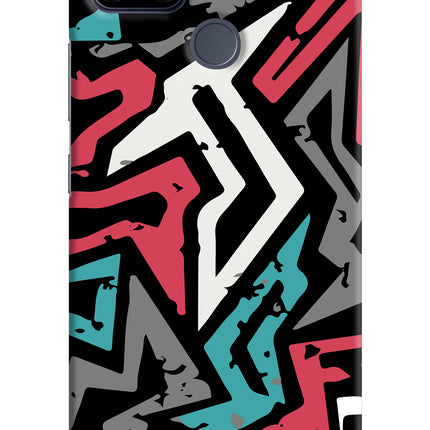 Geometric Graffiti Realme C25/C25s Hard Case Back Cover by Casekaro