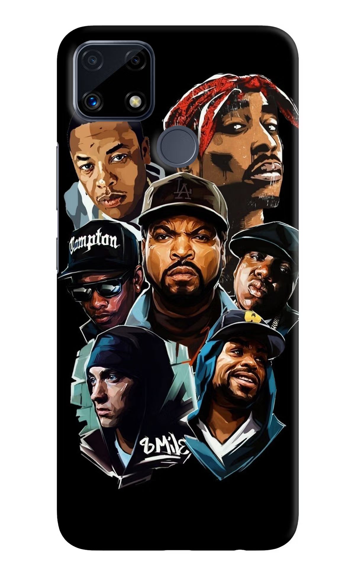 Rappers Realme C25/C25s Hard Case Back Cover by Casekaro