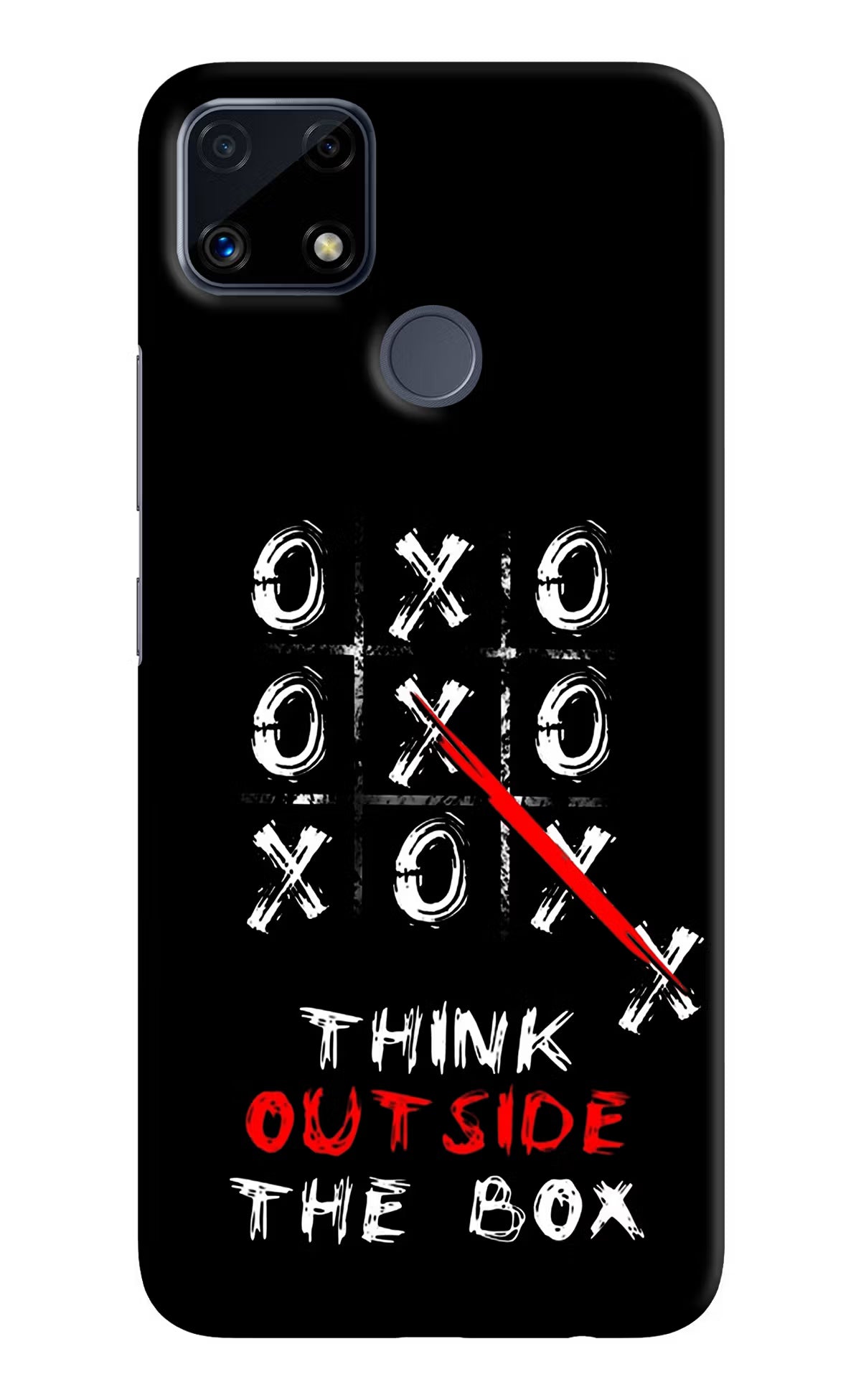 Think out of the BOX Realme C25/C25s Hard Case Back Cover by Casekaro