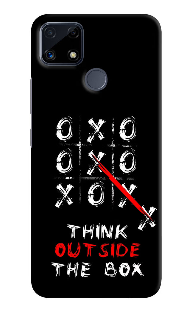 Think out of the BOX Realme C25/C25s Hard Case Back Cover by Casekaro