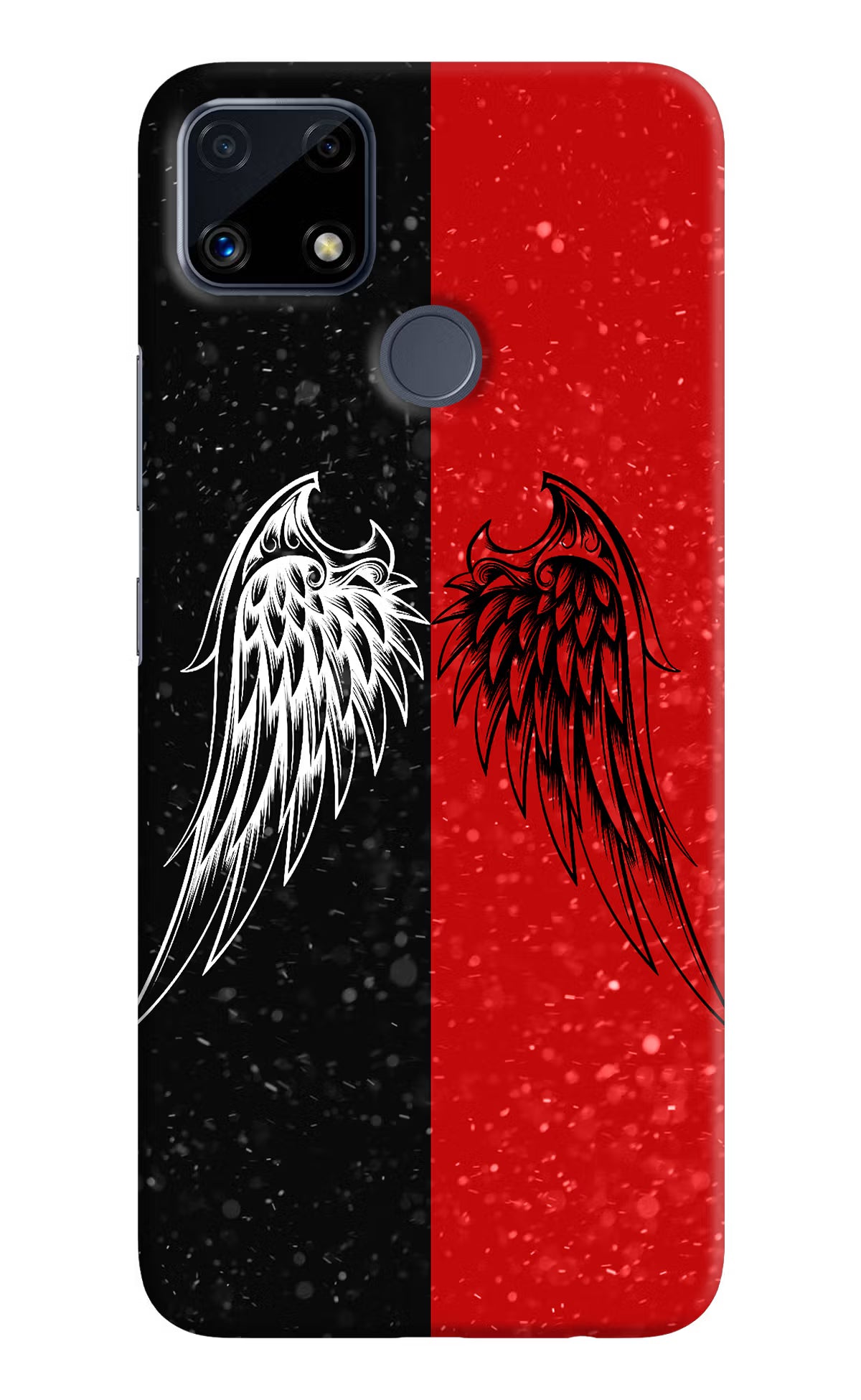 Wings Realme C25/C25s Hard Case Back Cover by Casekaro