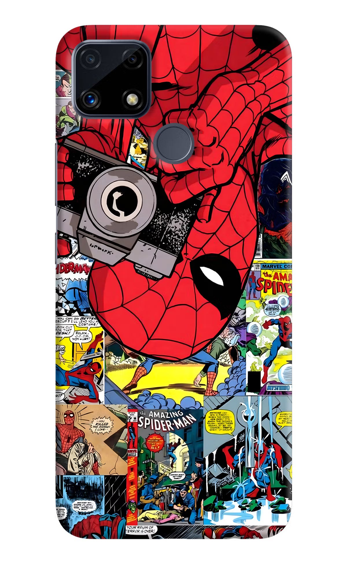 Spider Man Realme C25/C25s Hard Case Back Cover by Casekaro