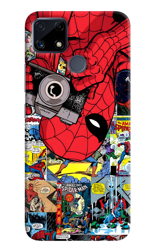 Spider Man Realme C25/C25s Hard Case Back Cover by Casekaro