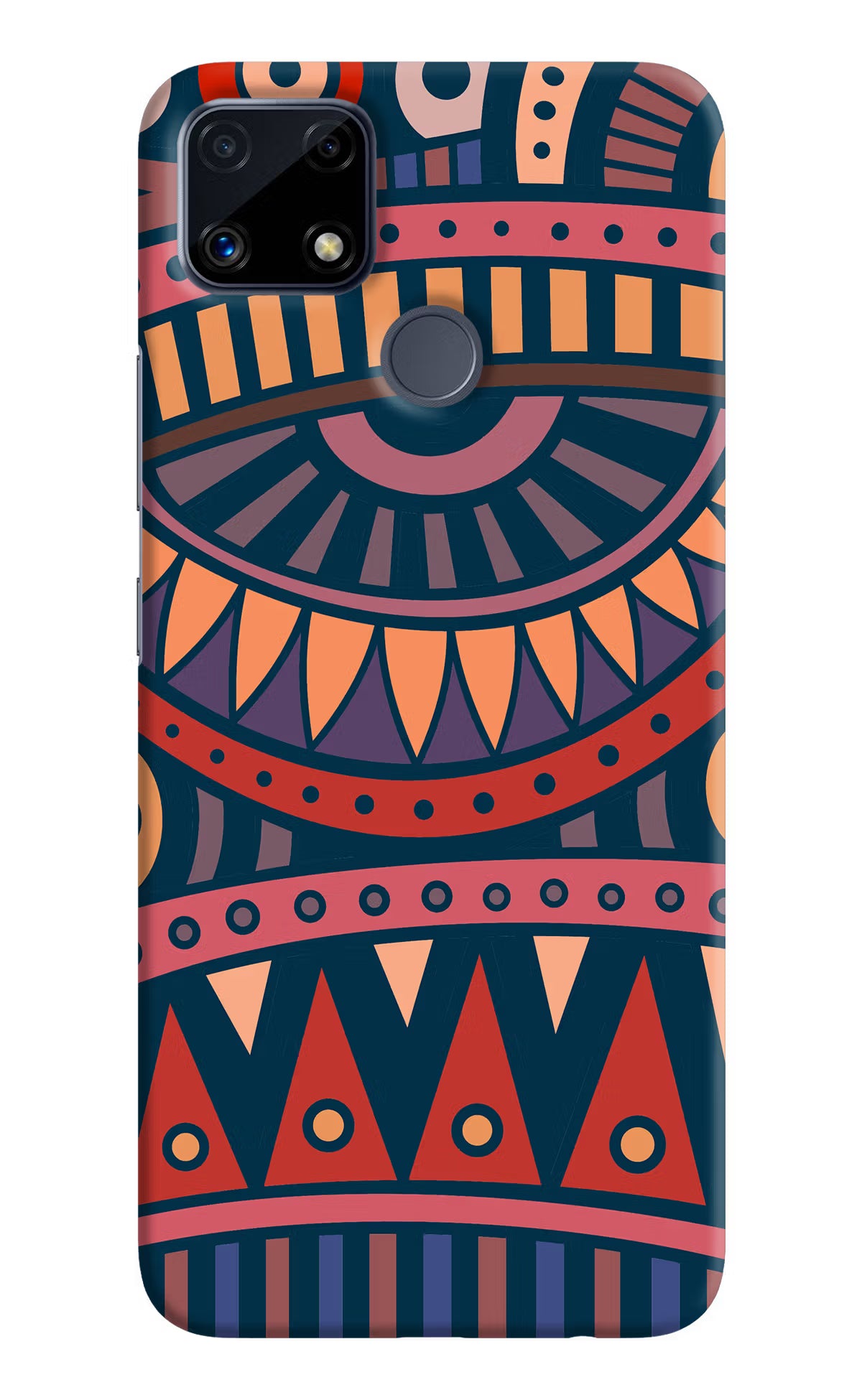 African Culture Design Realme C25/C25s Hard Case Back Cover by Casekaro