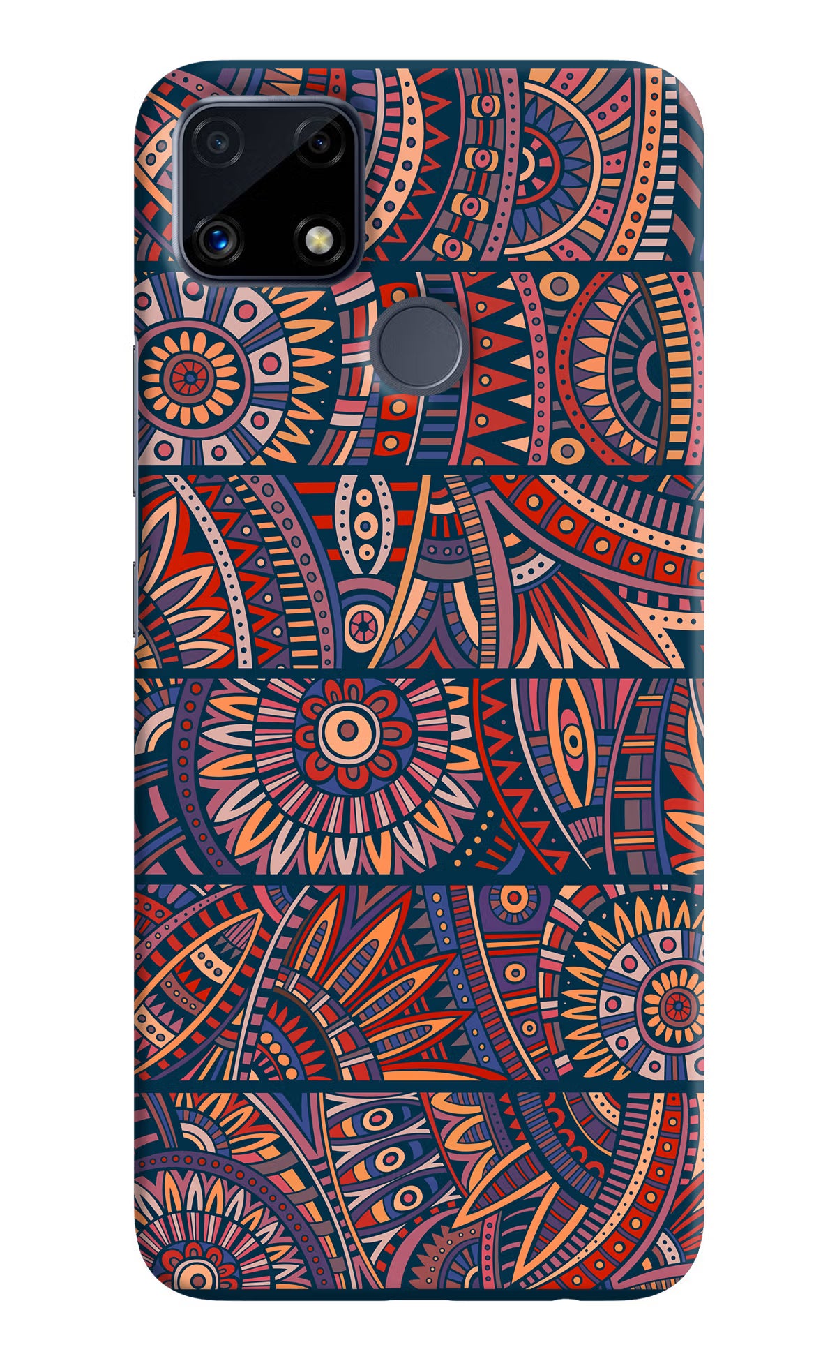 African Culture Design Realme C25/C25s Hard Case Back Cover by Casekaro