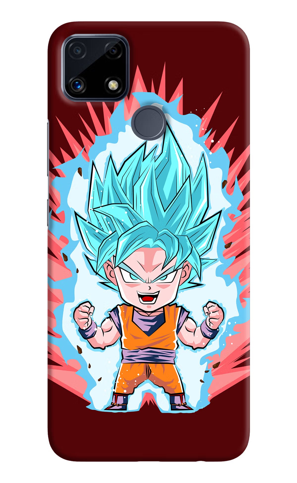 Goku Little Realme C25/C25s Hard Case Back Cover by Casekaro