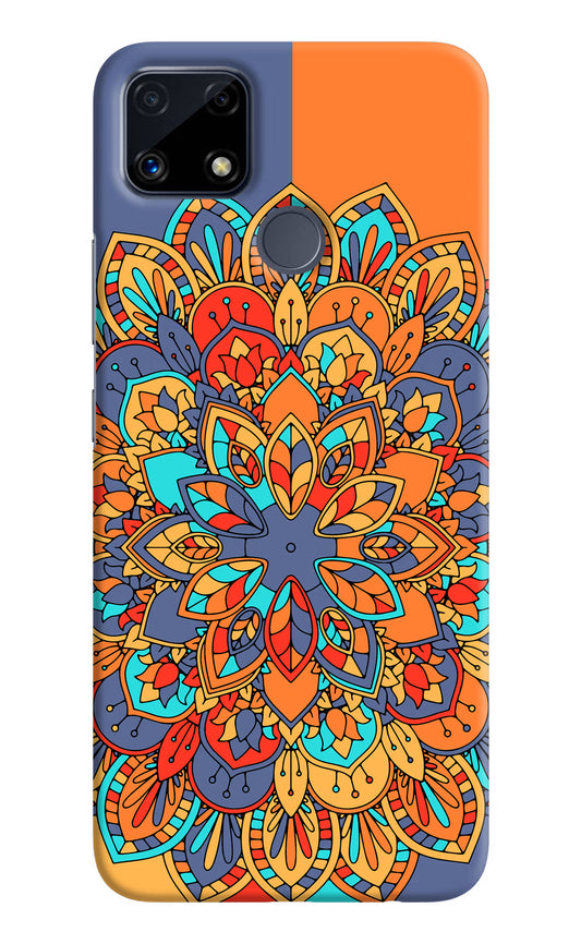 Color Mandala Realme C25/C25s Hard Case Back Cover by Casekaro