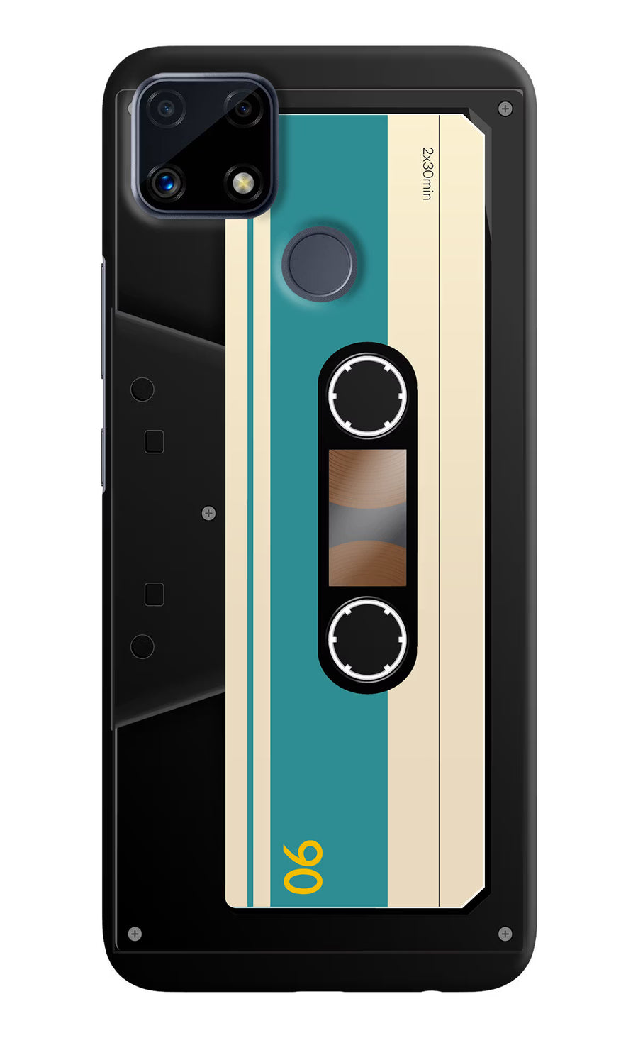 Cassette Realme C25/C25s Back Cover, Hard case