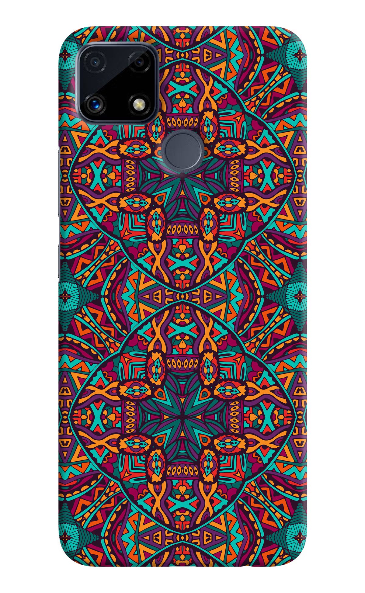 Colour Mandala Realme C25/C25s Hard Case Back Cover by Casekaro