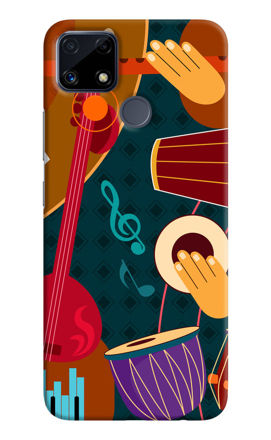 Music Instrument Realme C25/C25s Hard Case Back Cover by Casekaro