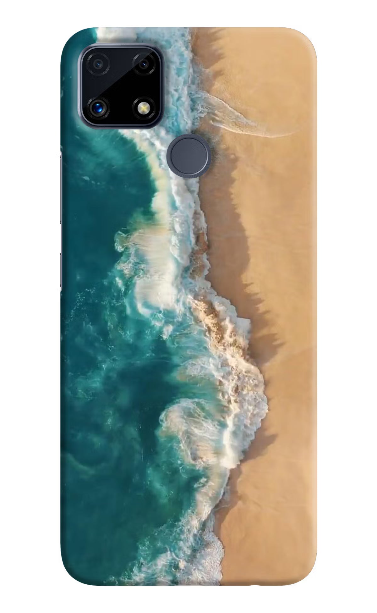 Ocean Beach Realme C25/C25s Hard Case Back Cover by Casekaro