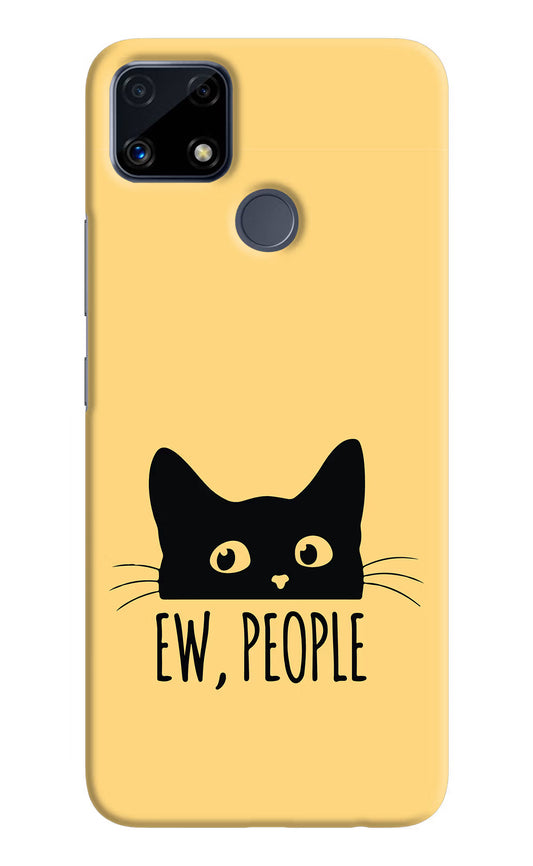 Ew People Catitude Realme C25/C25s Hard Case Back Cover by Casekaro