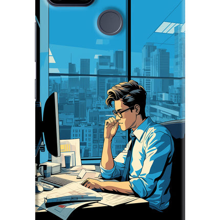 Focused Hustler (AI Generated) Realme C25/C25s Hard Case Back Cover by Casekaro