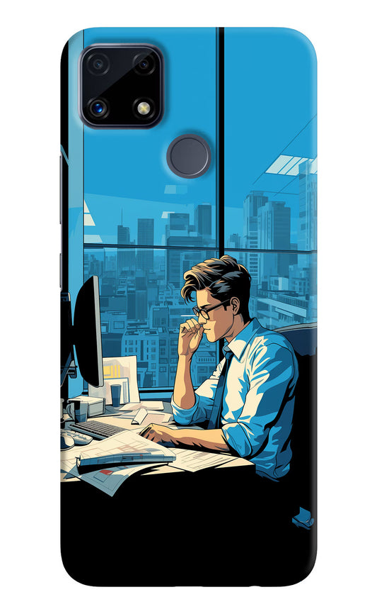 Focused Hustler (AI Generated) Realme C25/C25s Hard Case Back Cover by Casekaro