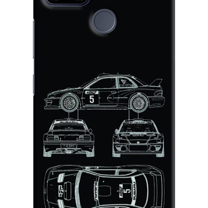 WRC'99 Realme C25/C25s Hard Case Back Cover by Casekaro