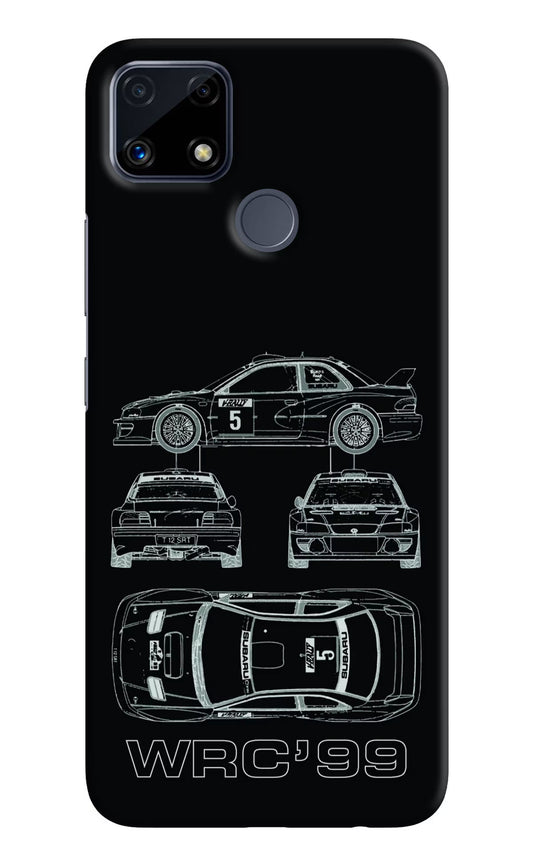 WRC'99 Realme C25/C25s Hard Case Back Cover by Casekaro