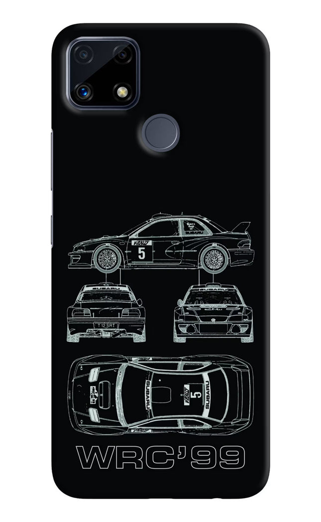 WRC'99 Realme C25/C25s Hard Case Back Cover by Casekaro