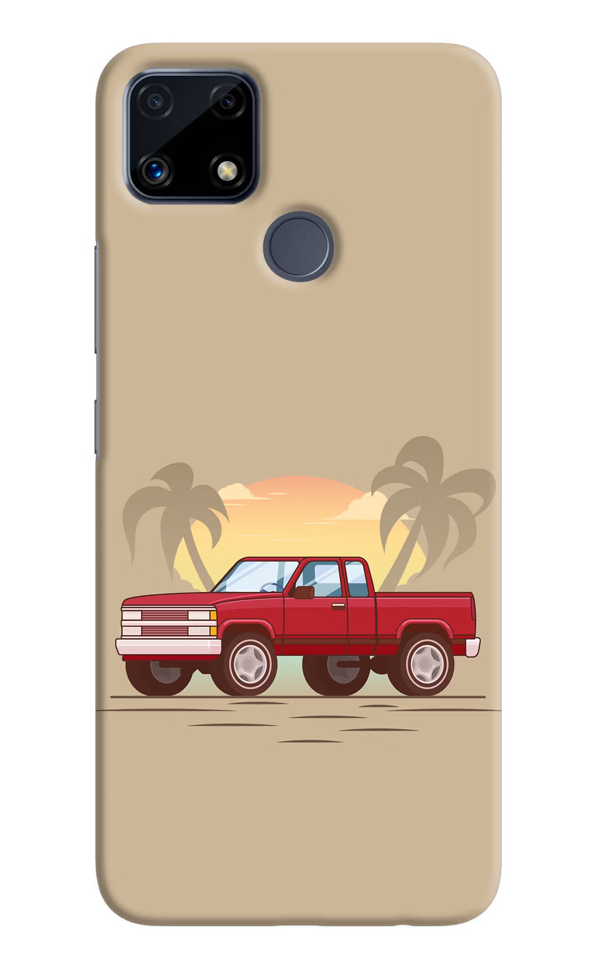 Desert Classic Drive Realme C25/C25s Hard Case Back Cover by Casekaro