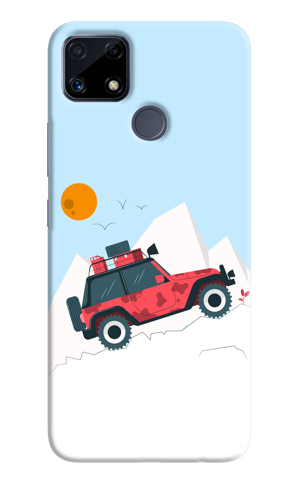 Mountain Trail Beast Realme C25/C25s Hard Case Back Cover by Casekaro
