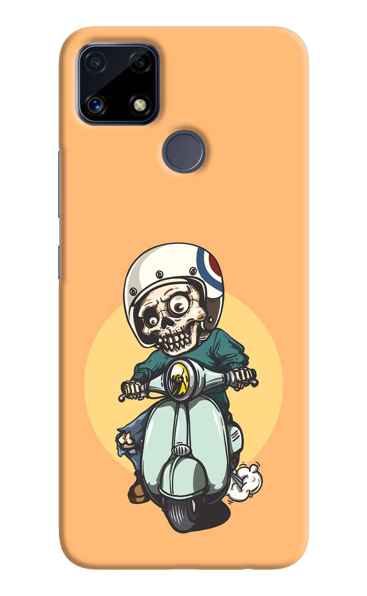 Undead Biker Realme C25/C25s Hard Case Back Cover by Casekaro