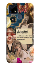 Gemini Zodiac Realme C25/C25s Hard Case Back Cover by Casekaro