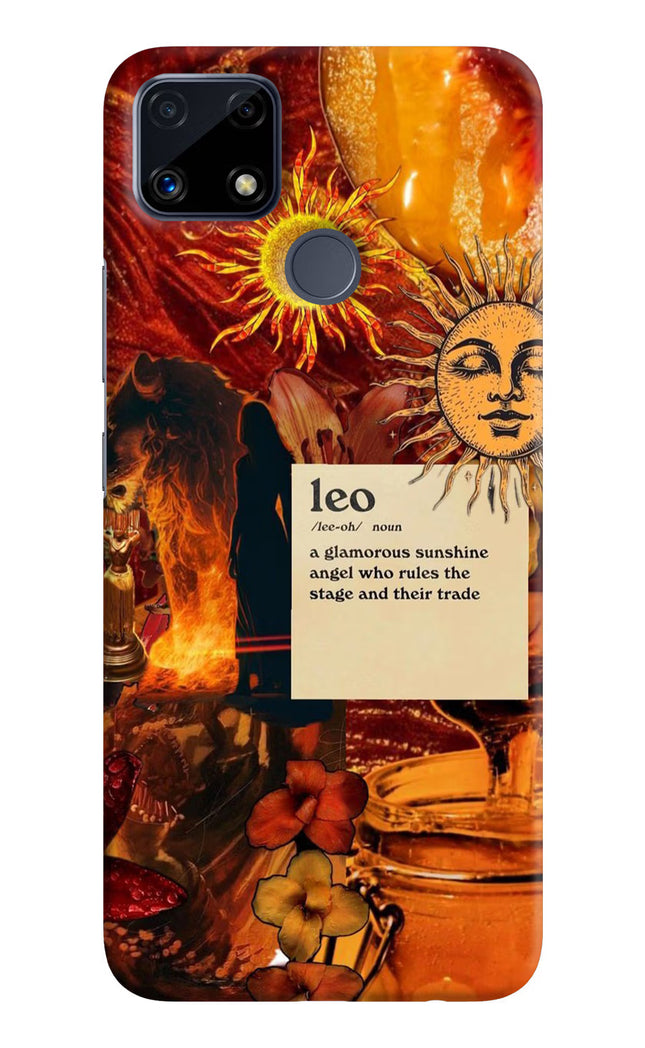 Leo Zodiac Realme C25/C25s Hard Case Back Cover by Casekaro