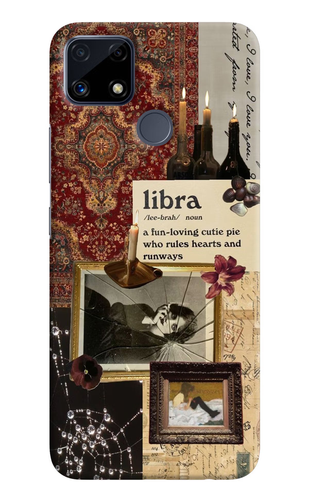 Libra Zodiac Realme C25/C25s Hard Case Back Cover by Casekaro