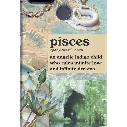 Pisces Zodiac Realme C25/C25s Hard Case Back Cover by Casekaro