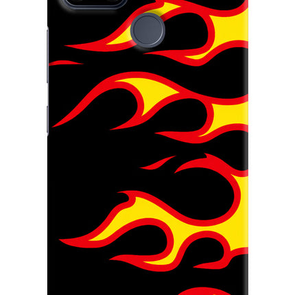 Side Sweep Flames Realme C25/C25s Hard Case Back Cover by Casekaro