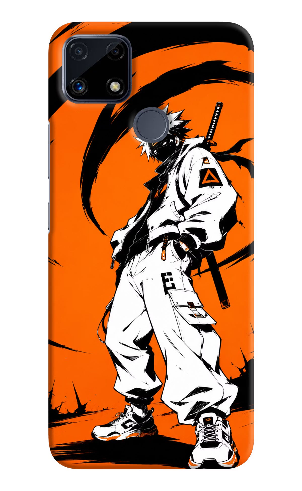 Street Samurai  Realme C25/C25s Hard Case Back Cover by Casekaro