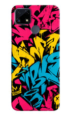 Graffiti Vibe Realme C25/C25s Hard Case Back Cover by Casekaro