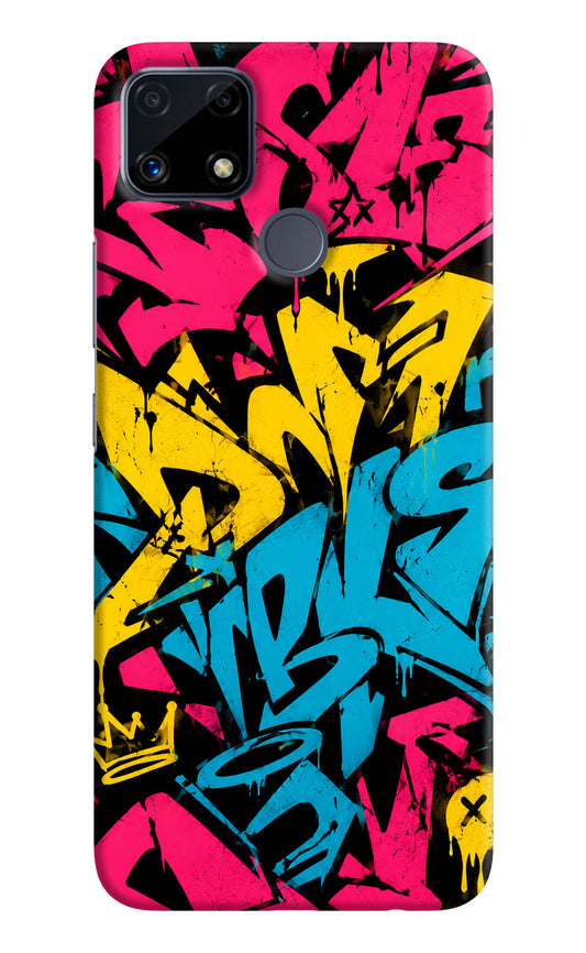 Graffiti Vibe Realme C25/C25s Hard Case Back Cover by Casekaro