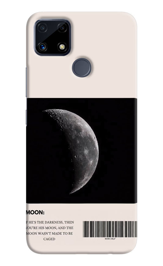 Moon Phase Realme C25/C25s Hard Case Back Cover by Casekaro