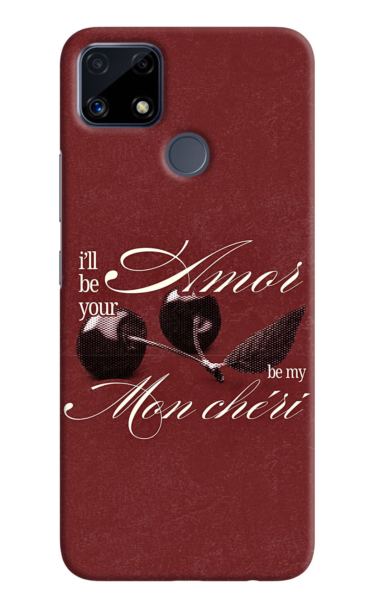 Velvet Cherry Realme C25/C25s Back Cover