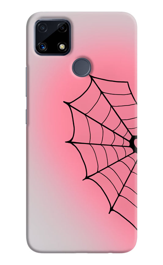 Pink Web Realme C25/C25s Hard Case Back Cover by Casekaro